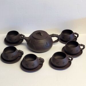 YIXING Purple Sand Tea Set For 6